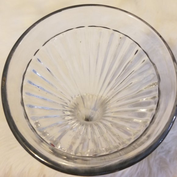 Hand Blown Thick Glass Tall Vase Vintage - Picture 8 of 8